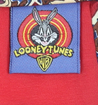 Looney Tunes Red Men's Polyester Cartoon Tie