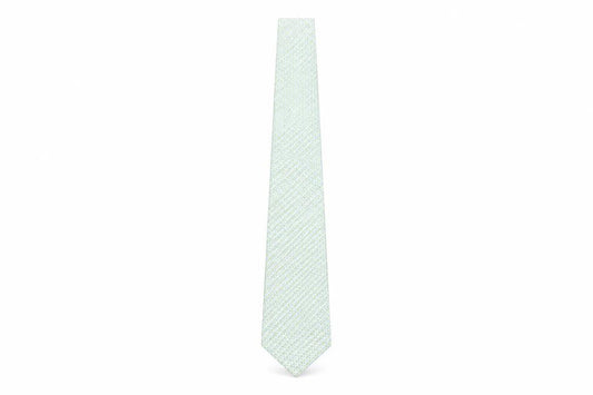 Mens Berwin & Berwin Green Geometric 100% Silk  Tie