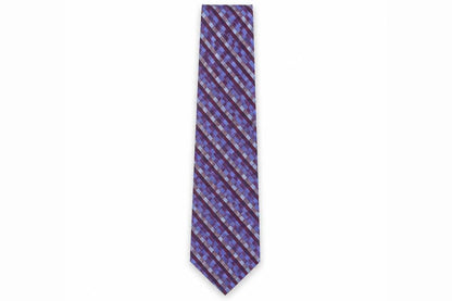 Mens Ports of Call Jeff Banks Multicoloured Plaids & Checks 100% Silk  Tie