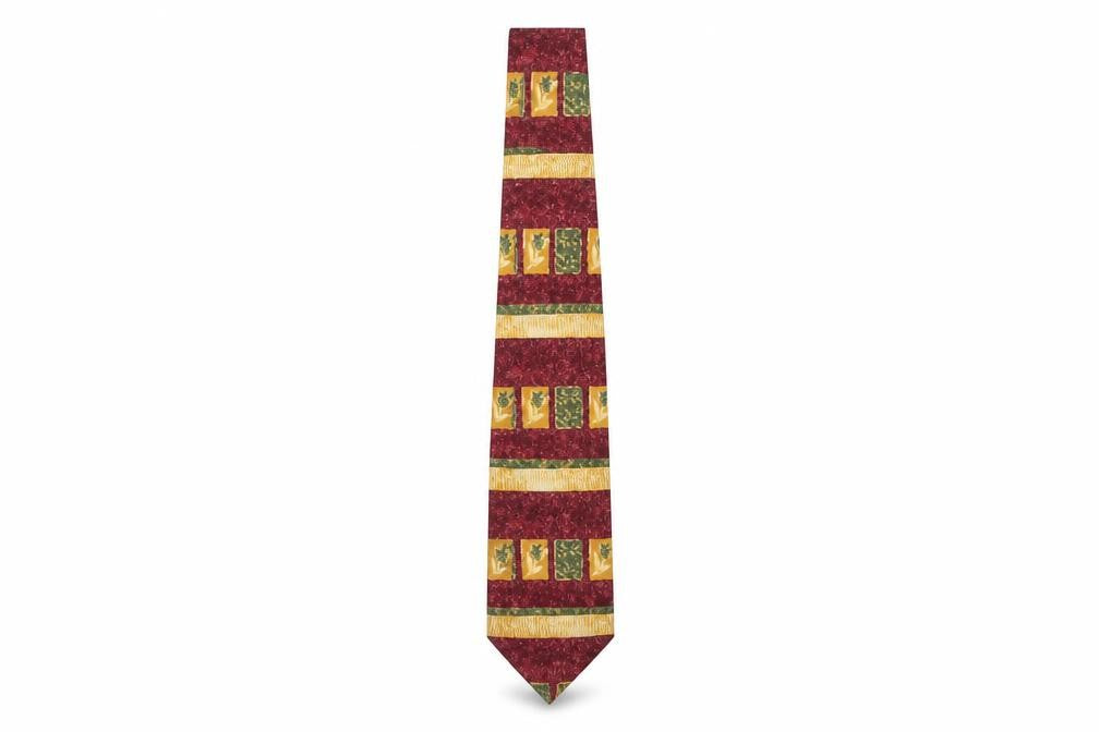 Mens Pierre Cardin Multicoloured Striped 100% Silk  Tie