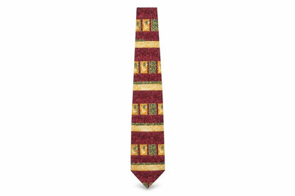 Mens Pierre Cardin Multicoloured Striped 100% Silk  Tie