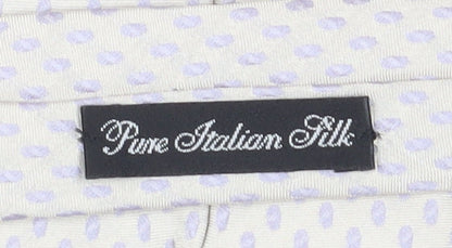 Jeff Banks Men's Ivory Silk Polka Dot Tie One Size