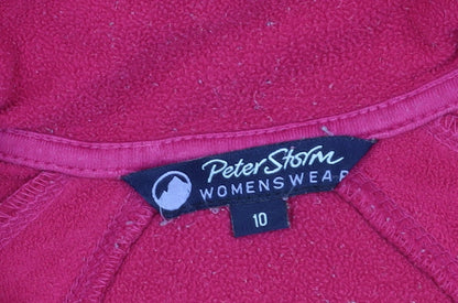 Peter Storm Women's Pink Fleece Sweatshirt Size 10