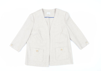 Eastex Women's Beige Suit Jacket Size 12 for Spring