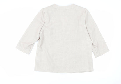 Eastex Women's Beige Suit Jacket Size 12 for Spring