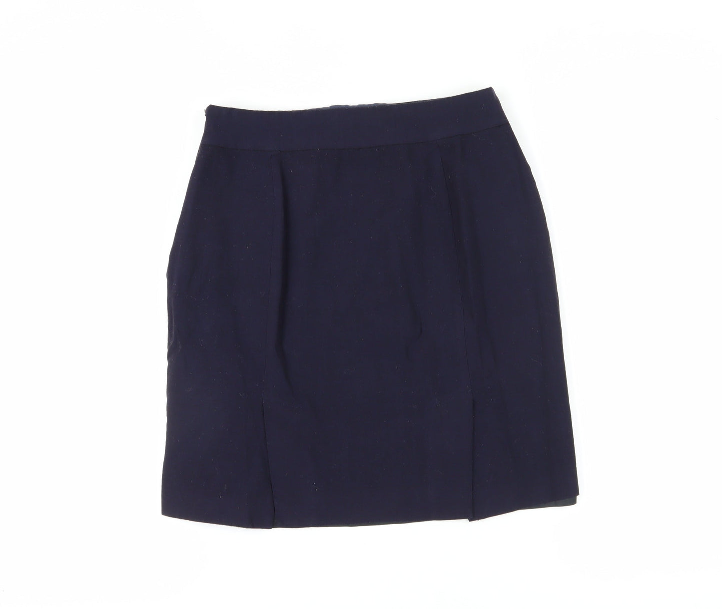 Banana Republic Women Blue Pencil Skirt Size 8 Petite