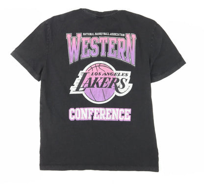 NBA Men's Black XS Los Angeles Lakers T-Shirt