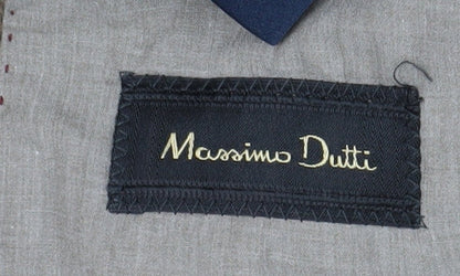 Mens UK Size 48 Massimo Dutti Regular Brown Suit Jacket