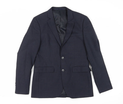 Mens UK Size 38 Jaeger Regular Blue Suit Jacket