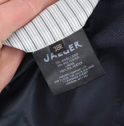 Mens UK Size 38 Jaeger Regular Blue Suit Jacket