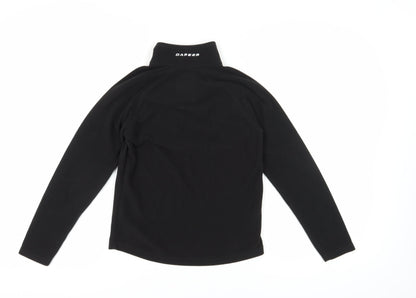 Dare 2b Boys Black Fleece 1/4 Zip Hoodie, 11-12 Years