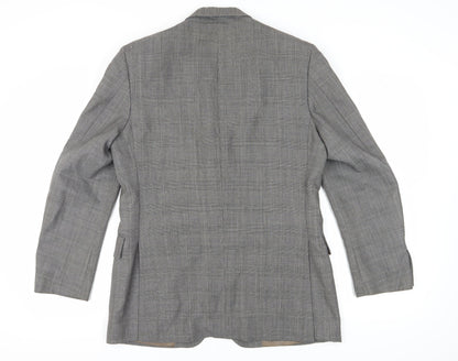 Austin Reed Men's Grey Plaid Blazer 40 R