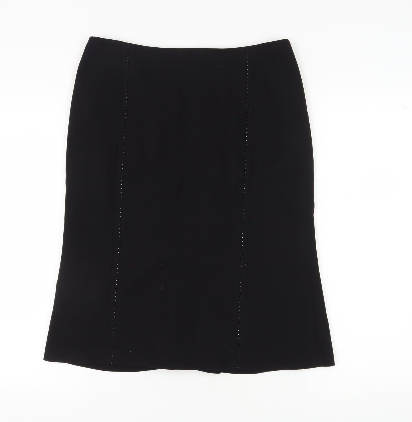 Hobbs Women's Black Knee Length Pencil Skirt, Size 12