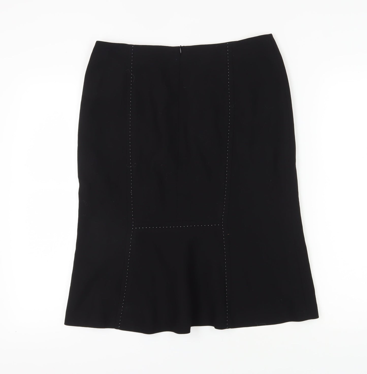 Hobbs Women's Black Knee Length Pencil Skirt, Size 12