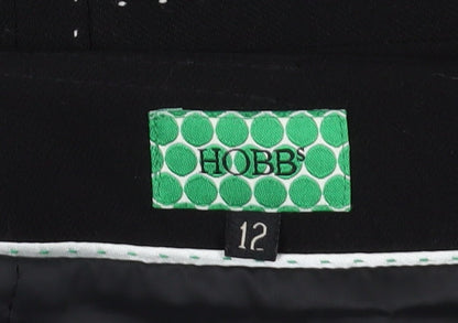 Hobbs Women's Black Knee Length Pencil Skirt, Size 12