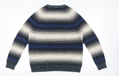 Mantaray Men's XL Multicoloured Striped Pullover Jumper