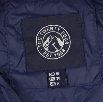 Tog Twenty Four Women's Blue Puffer Jacket Size 10