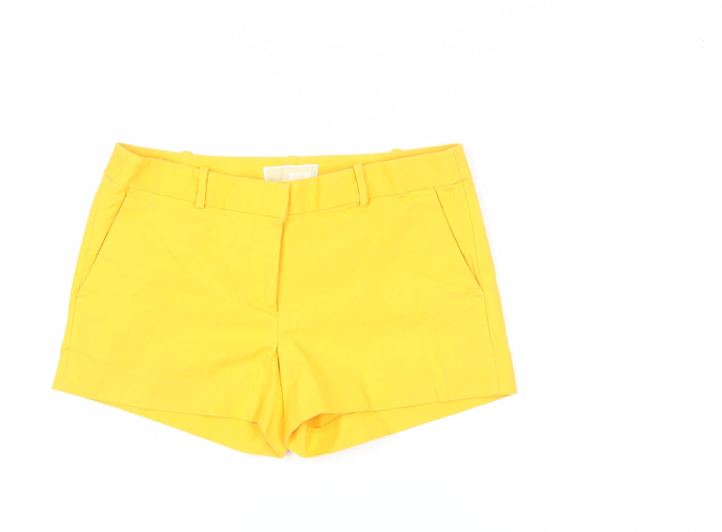 Michael Kors Women's Yellow Chino Shorts Size 4