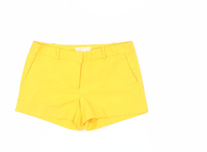Michael Kors Women's Yellow Chino Shorts Size 4