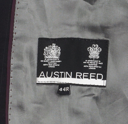 Austin Reed Men's Black Blazer, Size 44R, Wool, Classic Fit