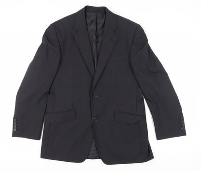 Mens UK Size 40 Jaeger Regular Grey Suit Jacket