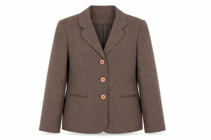 Womens UK Size 10 Eastex Regular Brown Suit Jacket