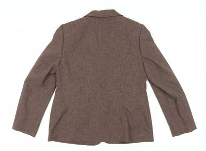 Eastex Women's Brown Suit Jacket, Size 10, Lined, Excellent