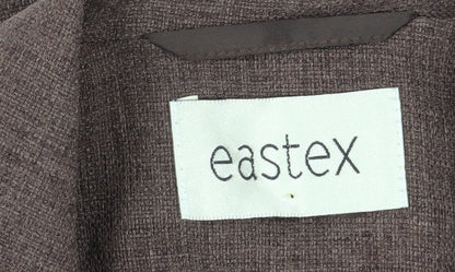Eastex Women's Brown Suit Jacket, Size 10, Lined, Excellent