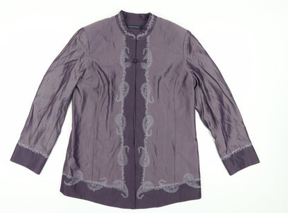 Windsmoor Women's Purple Blazer Size 10 Classic Fit