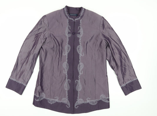Windsmoor Women's Purple Blazer Size 10 Classic Fit