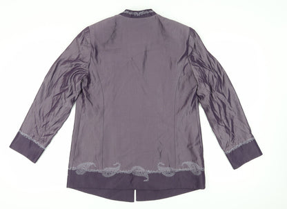 Windsmoor Women's Purple Blazer Size 10 Classic Fit