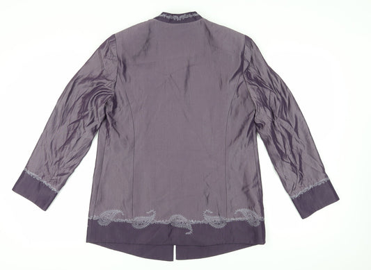 Windsmoor Women's Purple Blazer Size 10 Classic Fit