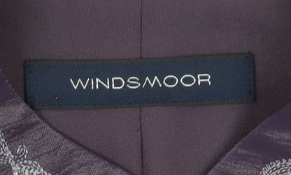 Windsmoor Women's Purple Blazer Size 10 Classic Fit