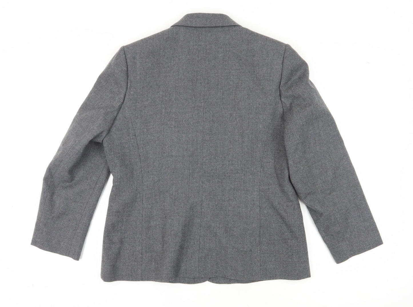 Eastex Women's Grey Blazer, Size 12, Wool Business/F