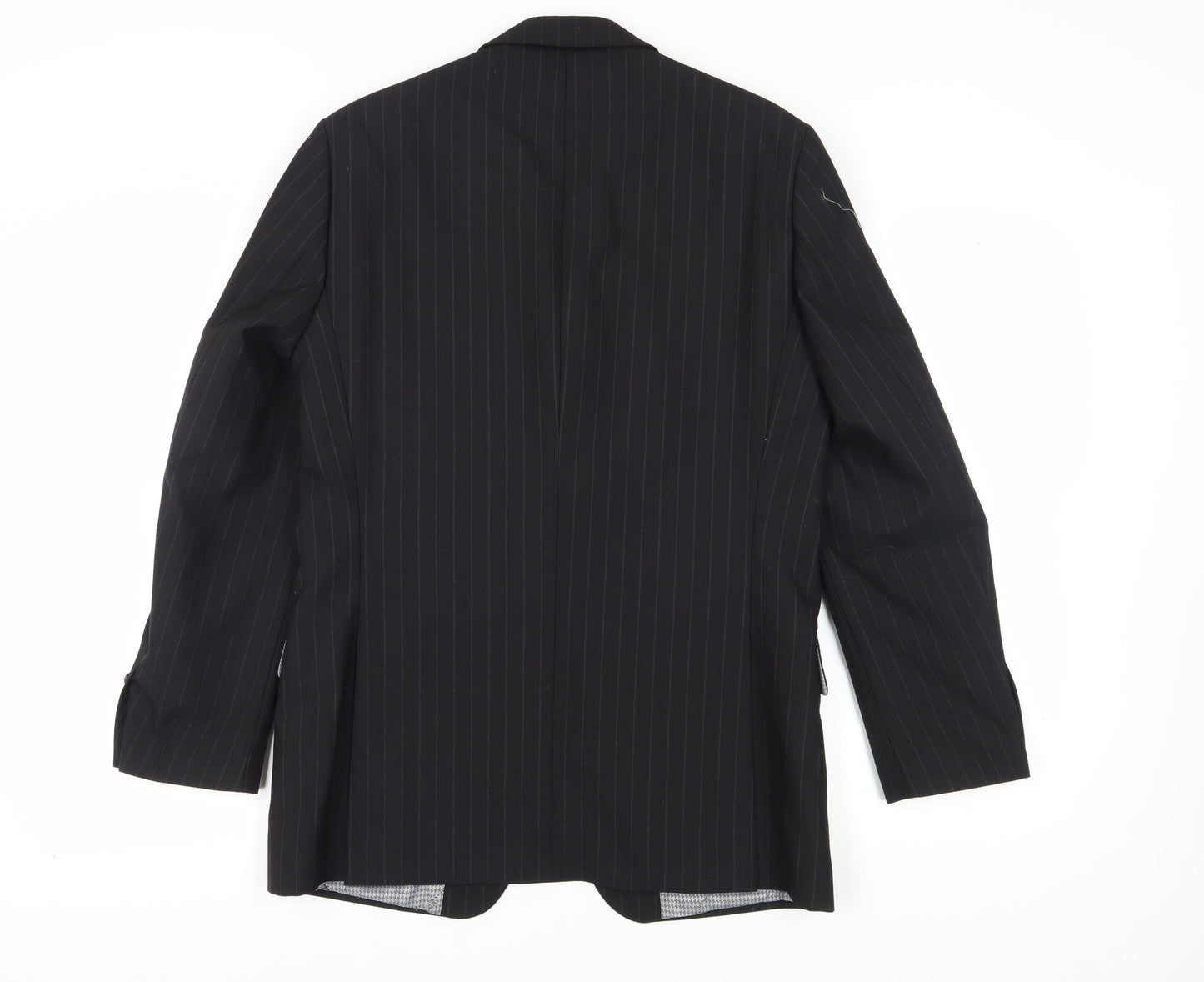 Mens UK Size 38 Ben Sherman Regular Black Suit Jacket