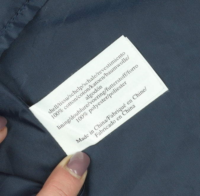 Laura Ashley Women's Blue Cotton Skirt Size 16