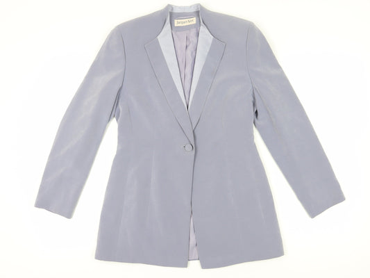 Jacques Vert Women’s Purple Blazer Size 10 Formal Suit Jacket