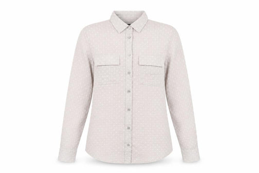 Womens UK Size XS Banana Republic Beige  Button-Up