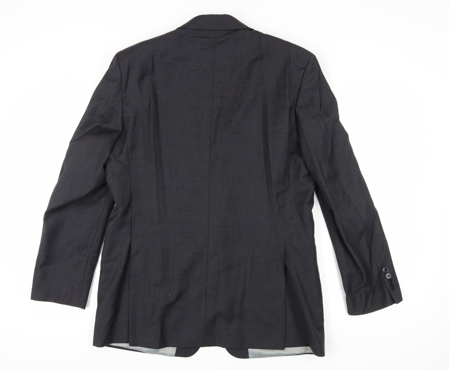 Austin Reed Men's Black Blazer 42R Wool Single-Breasted