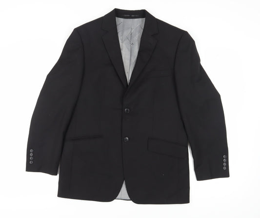 Mens UK Size 38 Ben Sherman Regular Black Suit Jacket