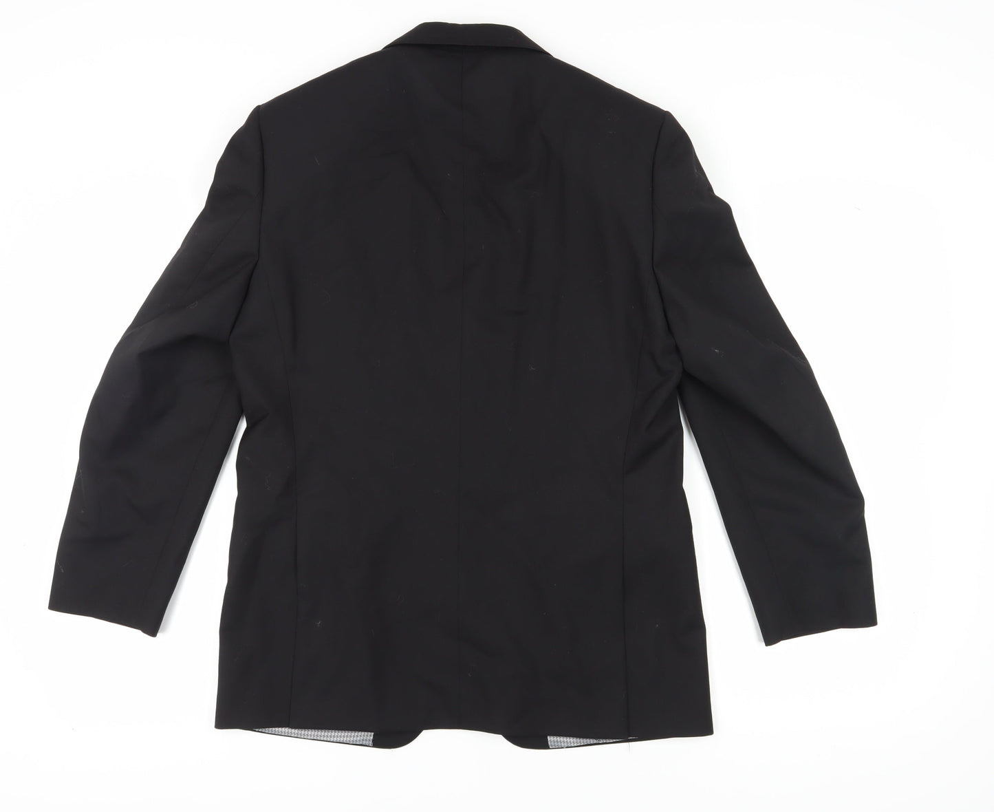 Mens UK Size 38 Ben Sherman Regular Black Suit Jacket
