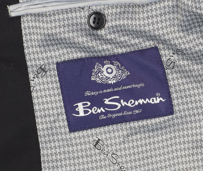 Mens UK Size 38 Ben Sherman Regular Black Suit Jacket