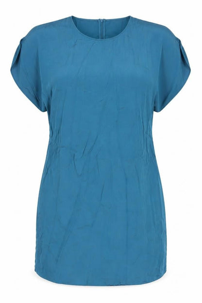 Jaeger Women's Blue Shift Dress, Size 18, Summer Style