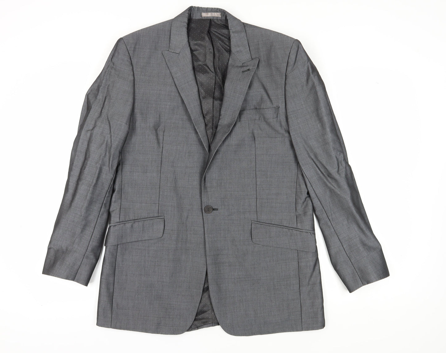 Mens UK Size 40 Jasper Conran Regular Grey Suit Jacket