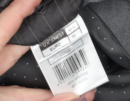 Mens UK Size 40 Jasper Conran Regular Grey Suit Jacket