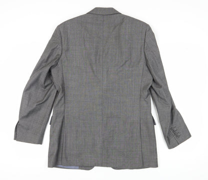 Austin Reed Men's Grey Wool Suit Jacket 40 Regular