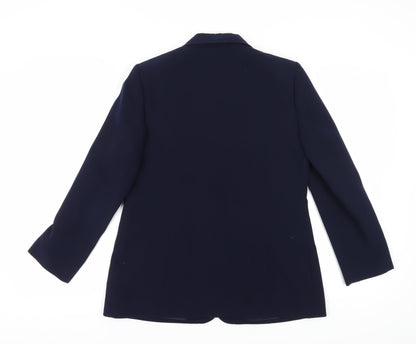 Eastex Women's Blue Blazer Size 12 Lined