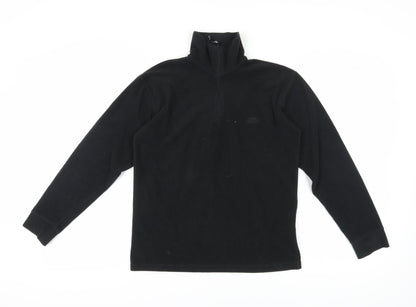 Trespass Men's Black Pullover Sweatshirt S 1/4 Zip