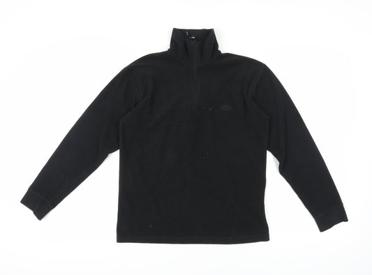 Trespass Men's Black Pullover Sweatshirt S 1/4 Zip