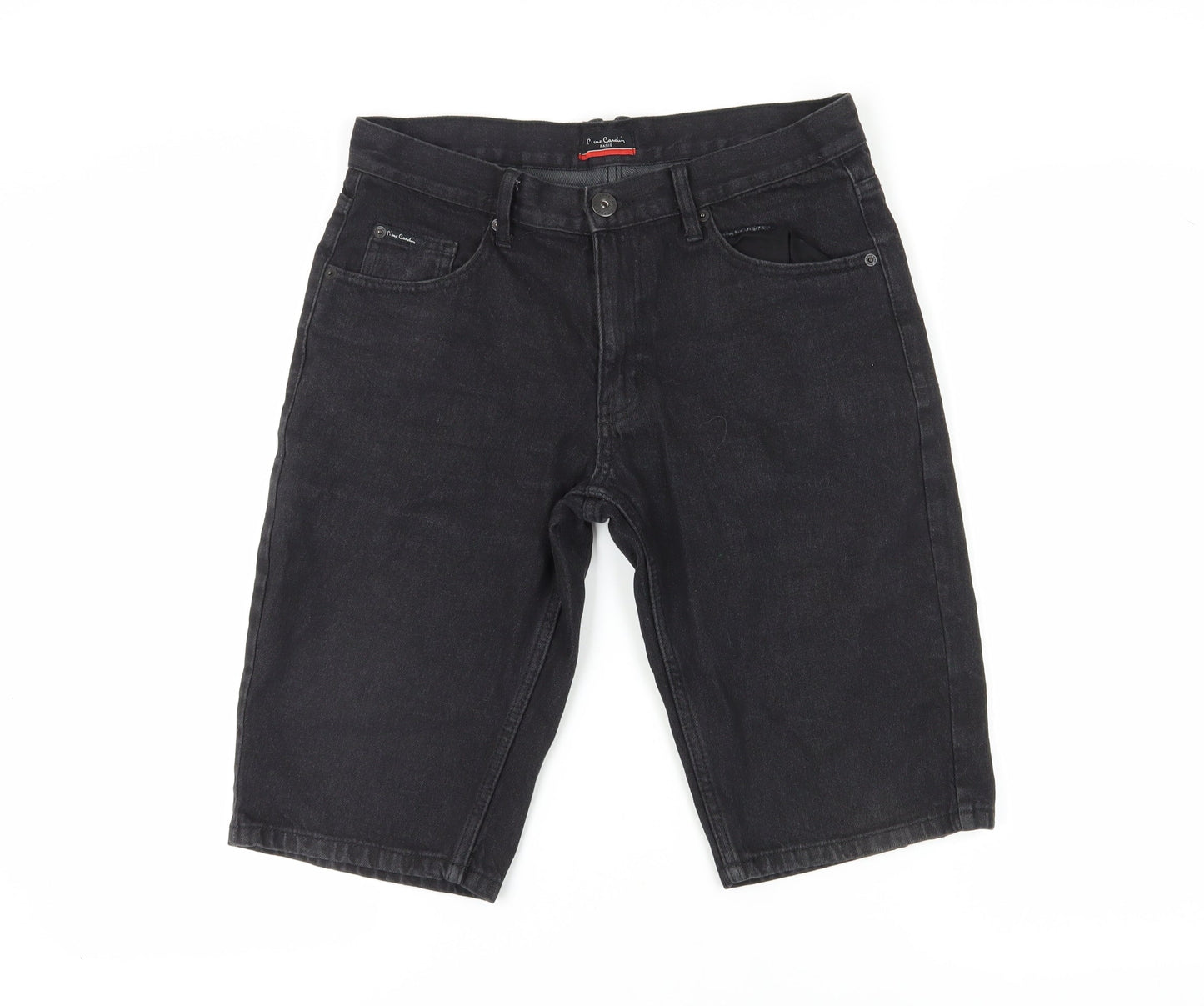 Pierre Cardin Men's Black Chino Shorts, Size S